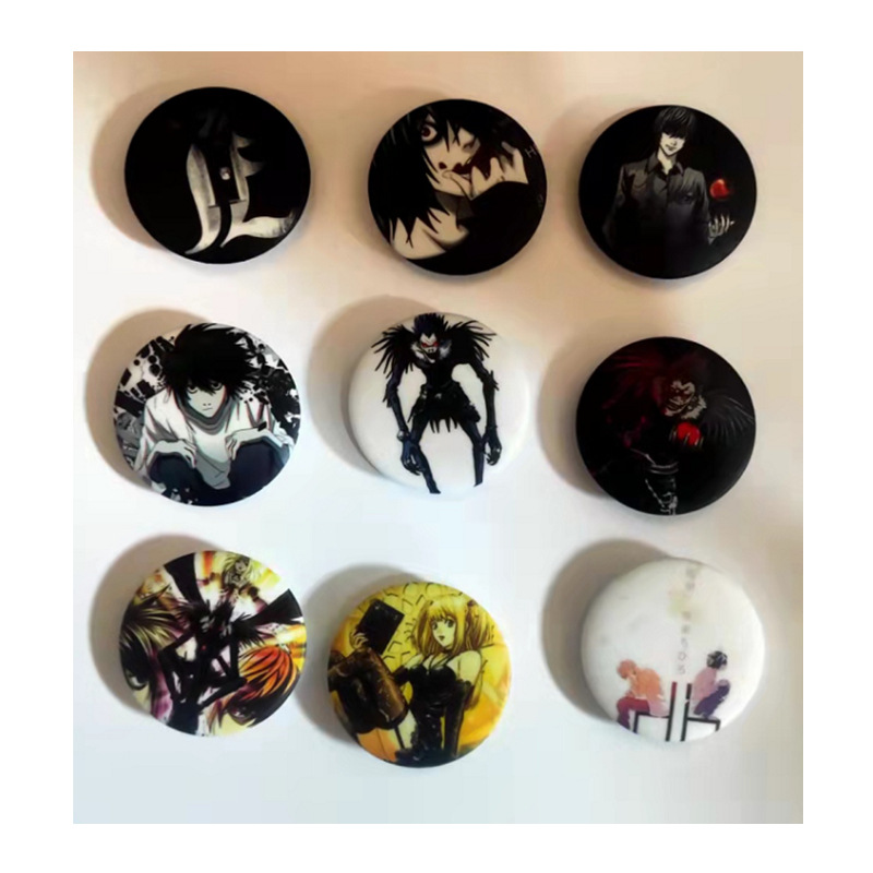 Death Note anime badge 9 pcs a set