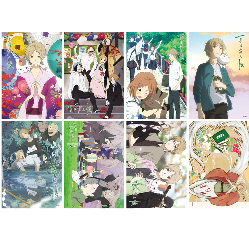 natsume yuujinchou anime wall poster price for a set of 8 pcs