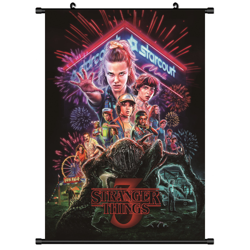 Stranger Things anime wallscroll 45*30cm