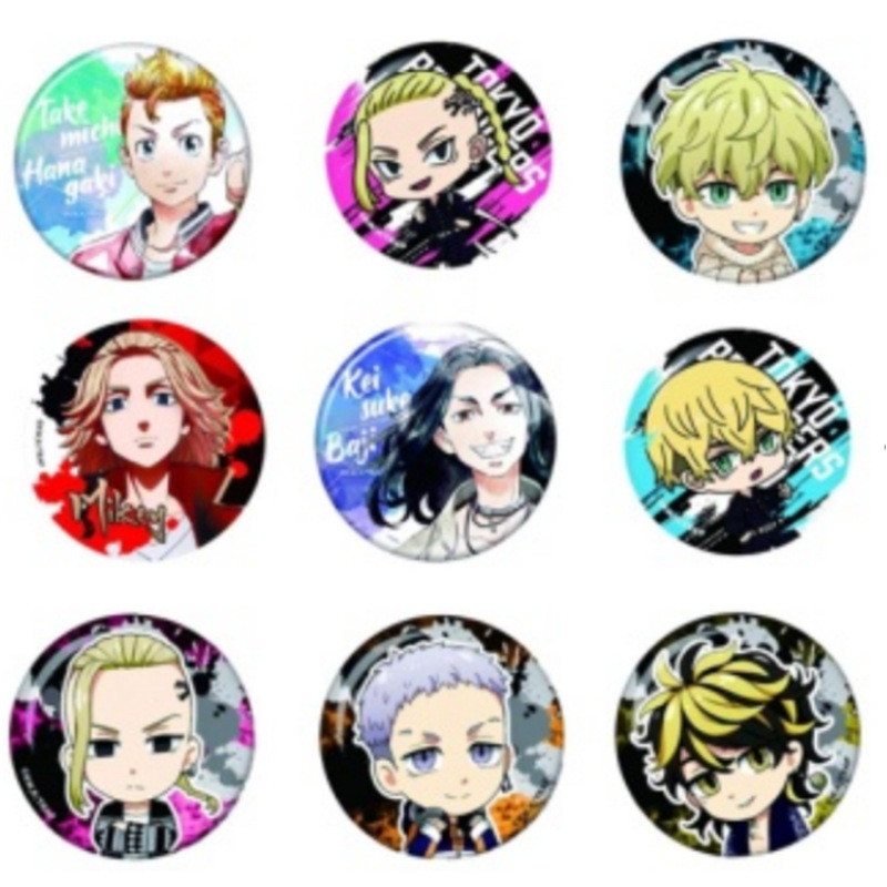 Tokyo Revengers anime badge 7-9 pcs a set