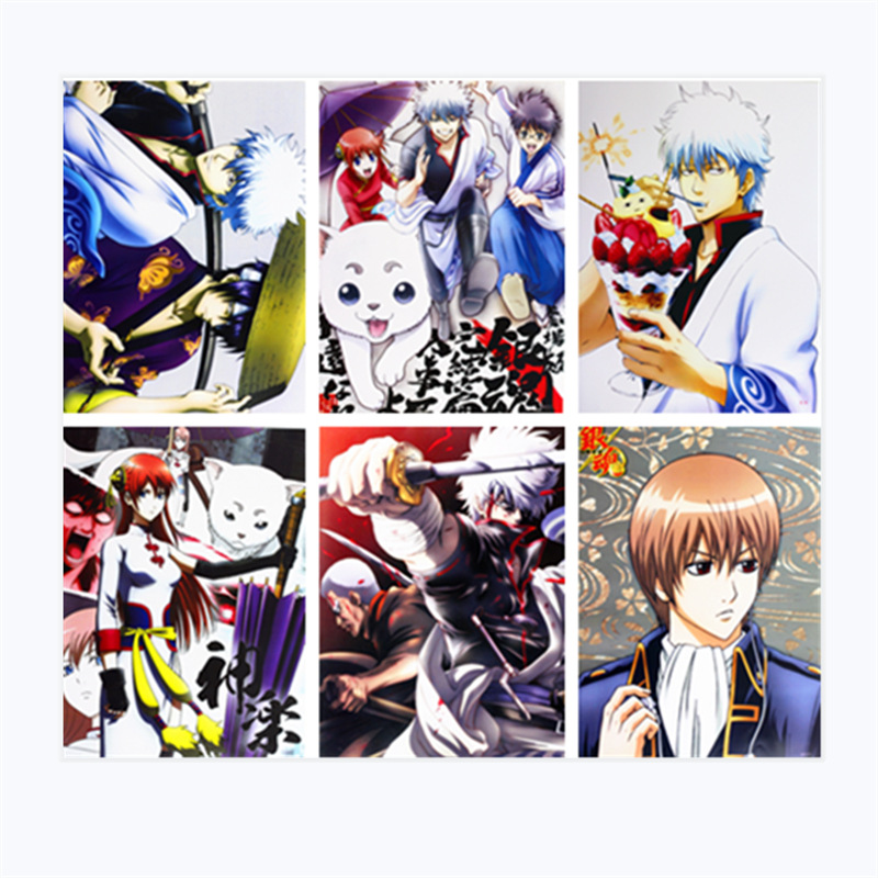 Gintama anime posters price for a set of 6 pcs