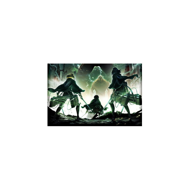 Attack On Titan anime fabric poster 20*30cm