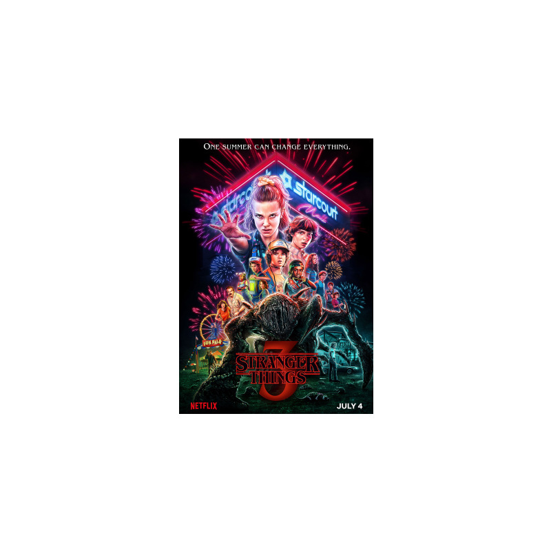 Stranger Things anime fabric poster 20*30cm