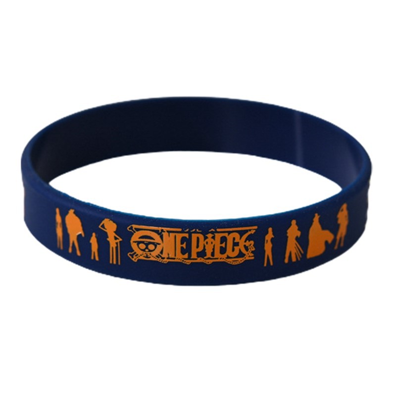 One piece anime silicone bracelet