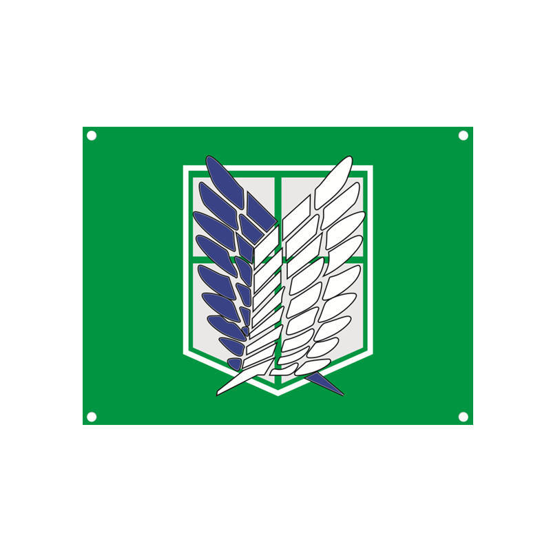 Attack On Titan anime flag 0.72m*0.55m