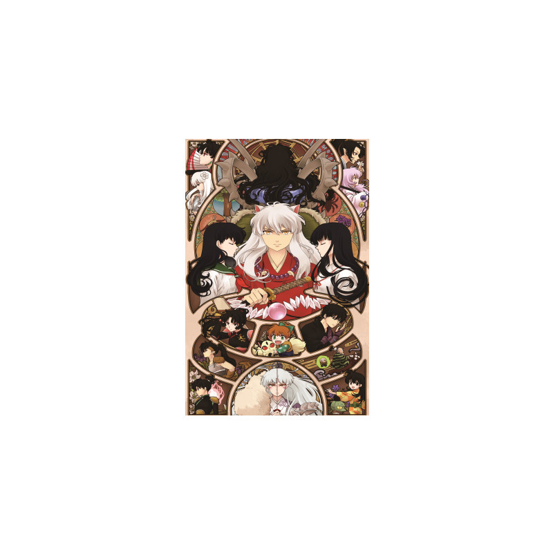 Inuyasha anime fabric poster 60*40cm