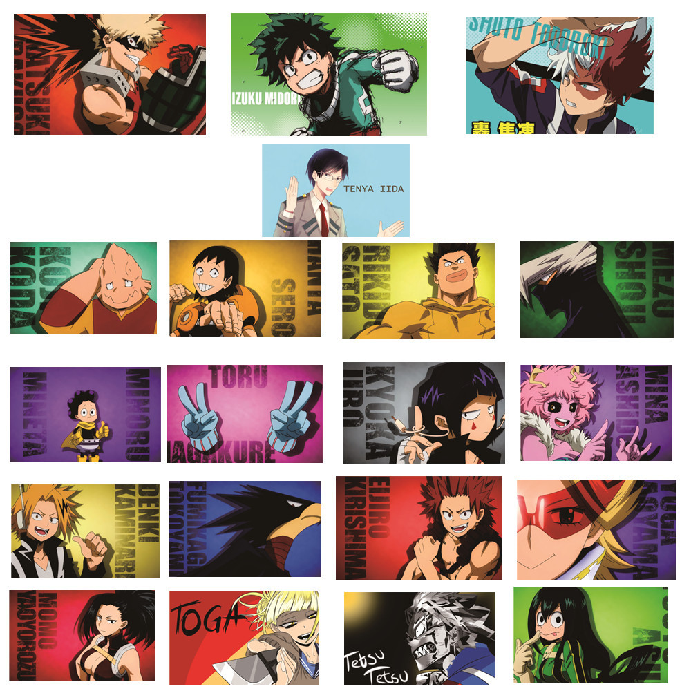 My Hero Academia anime PVC card 86*56mm