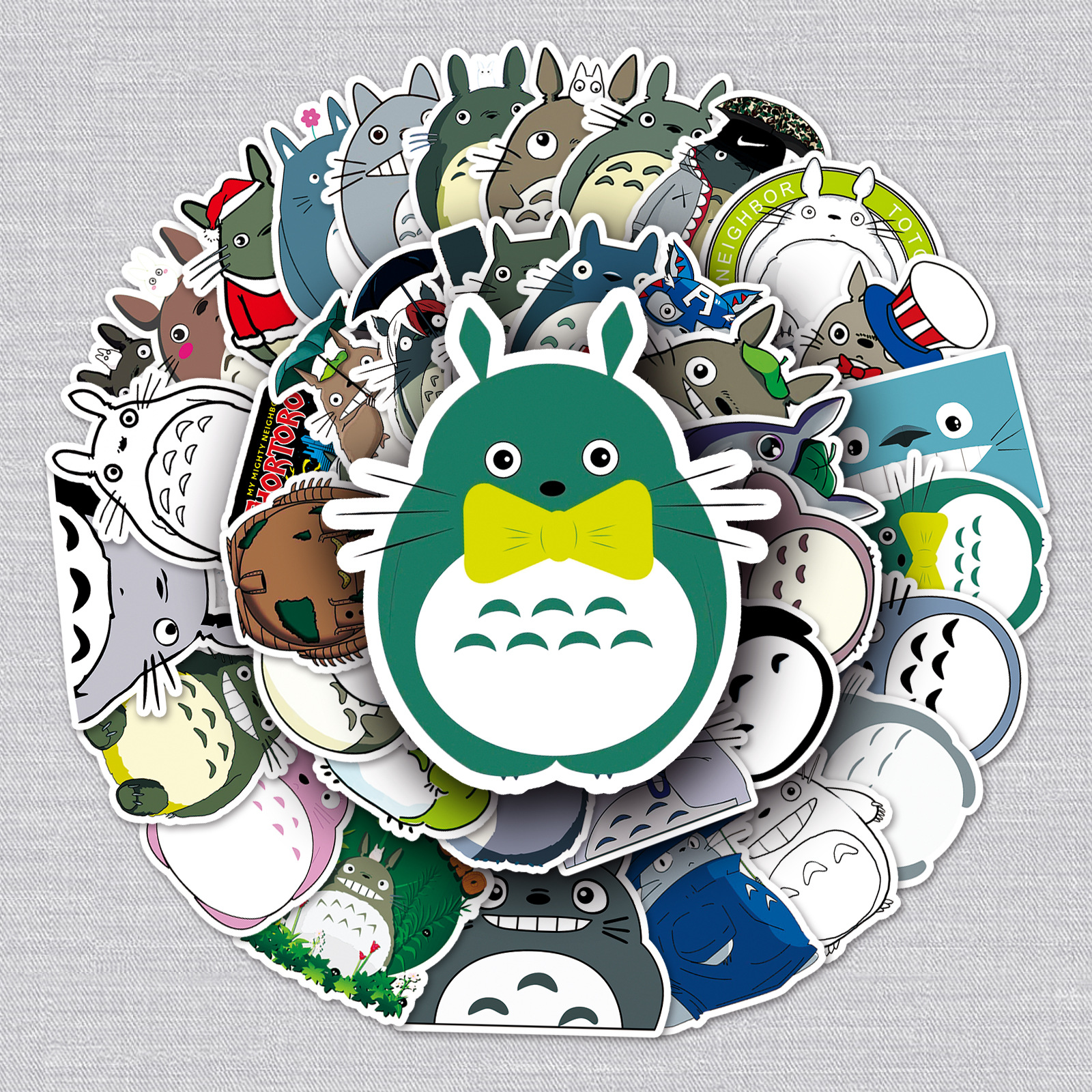 TOTORO anime waterproof stickers (52pcs a set)