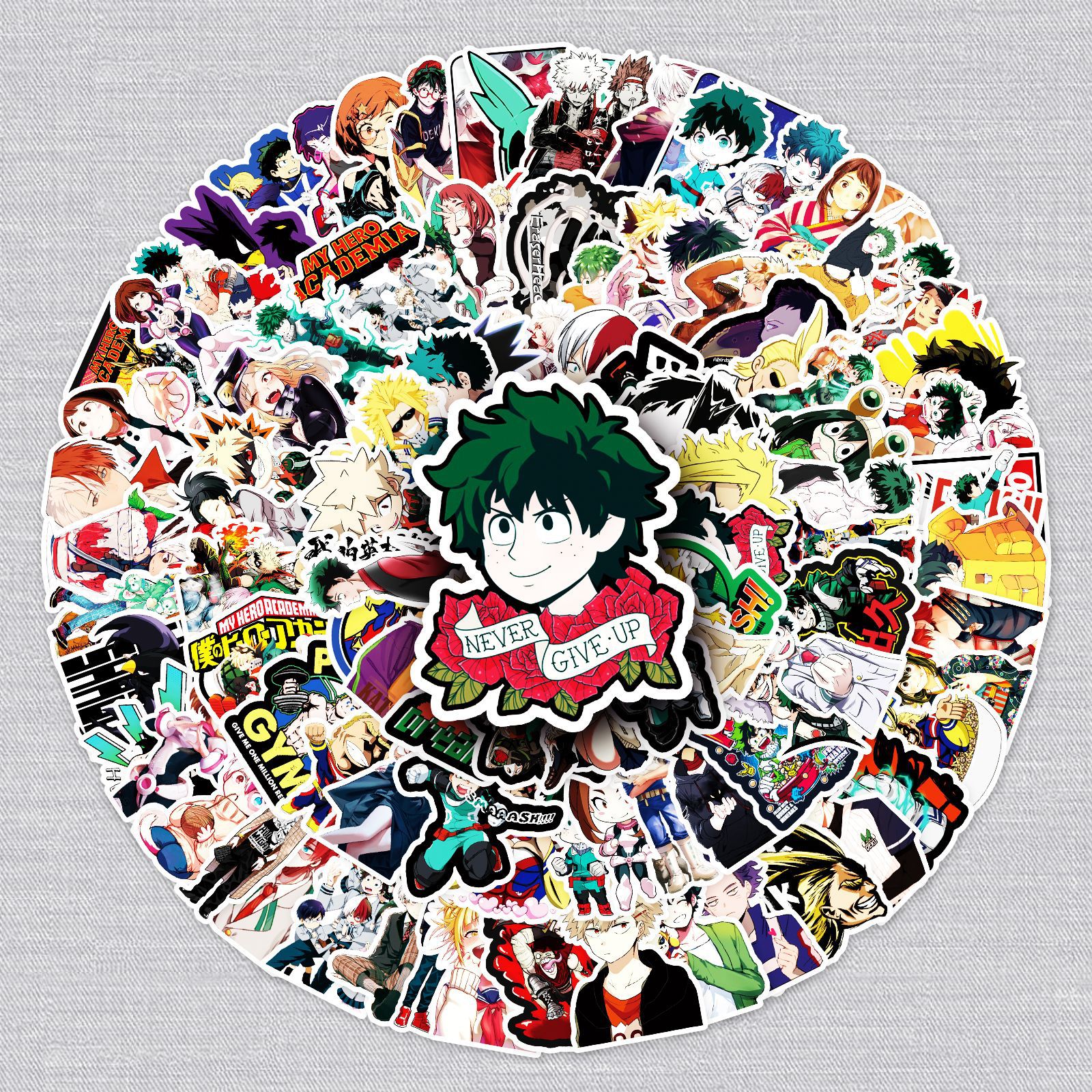 My Hero Academia anime waterproof stickers (106pcs a set)