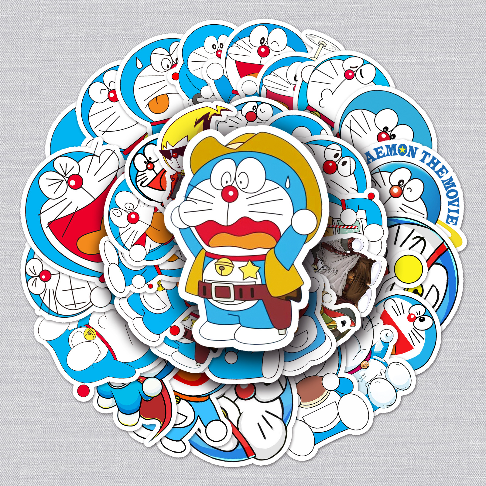 Doraemon anime waterproof stickers (52pcs a set)