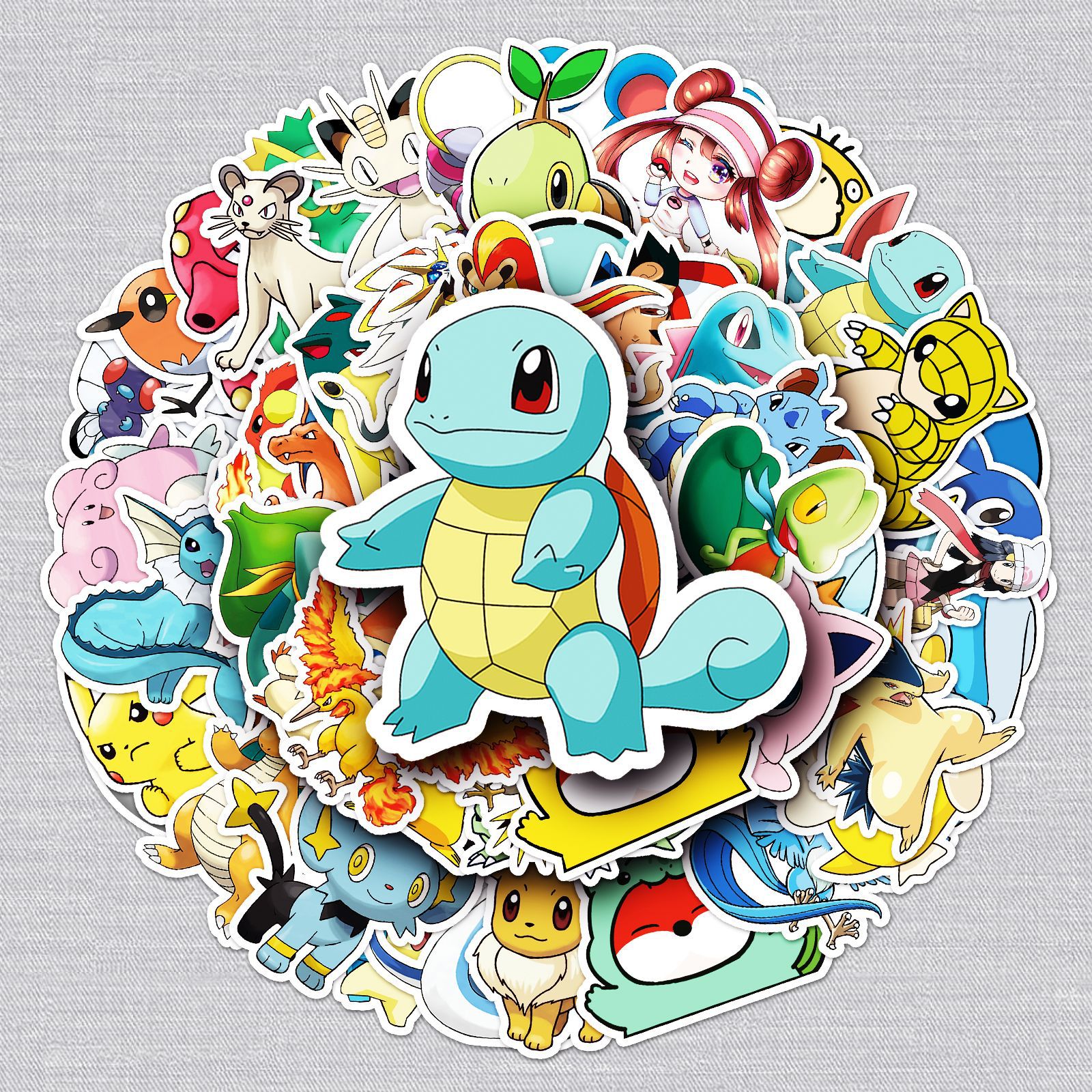 Pokemon anime waterproof stickers (50pcs a set)