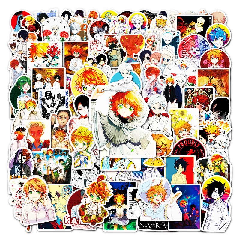 The promised neverland anime waterproof stickers (100pcs a set)