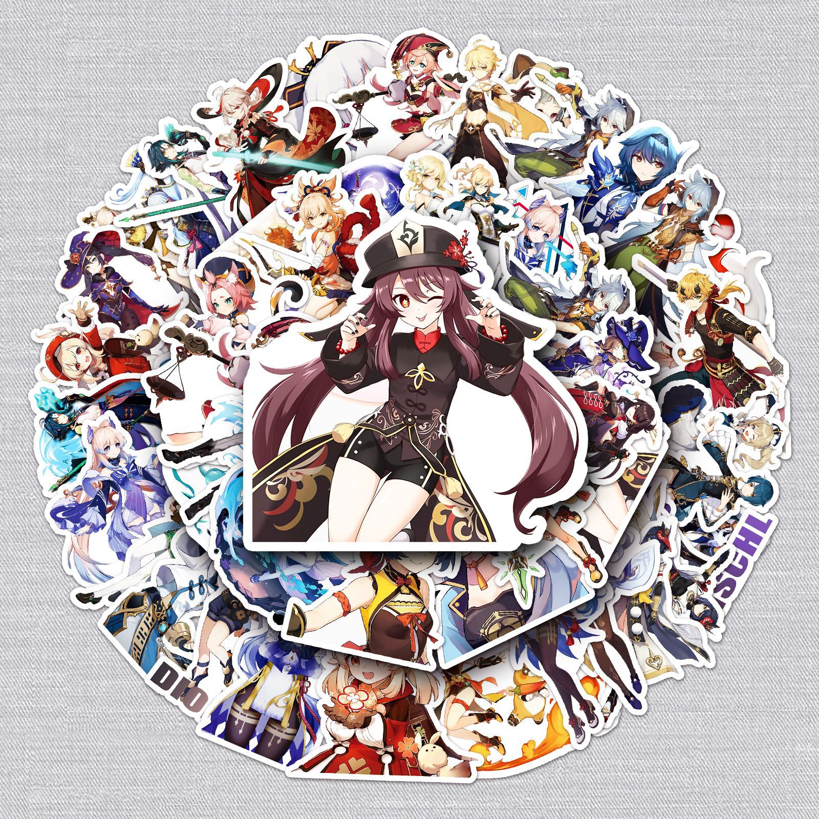 Genshin Impact anime waterproof stickers (50pcs a set)