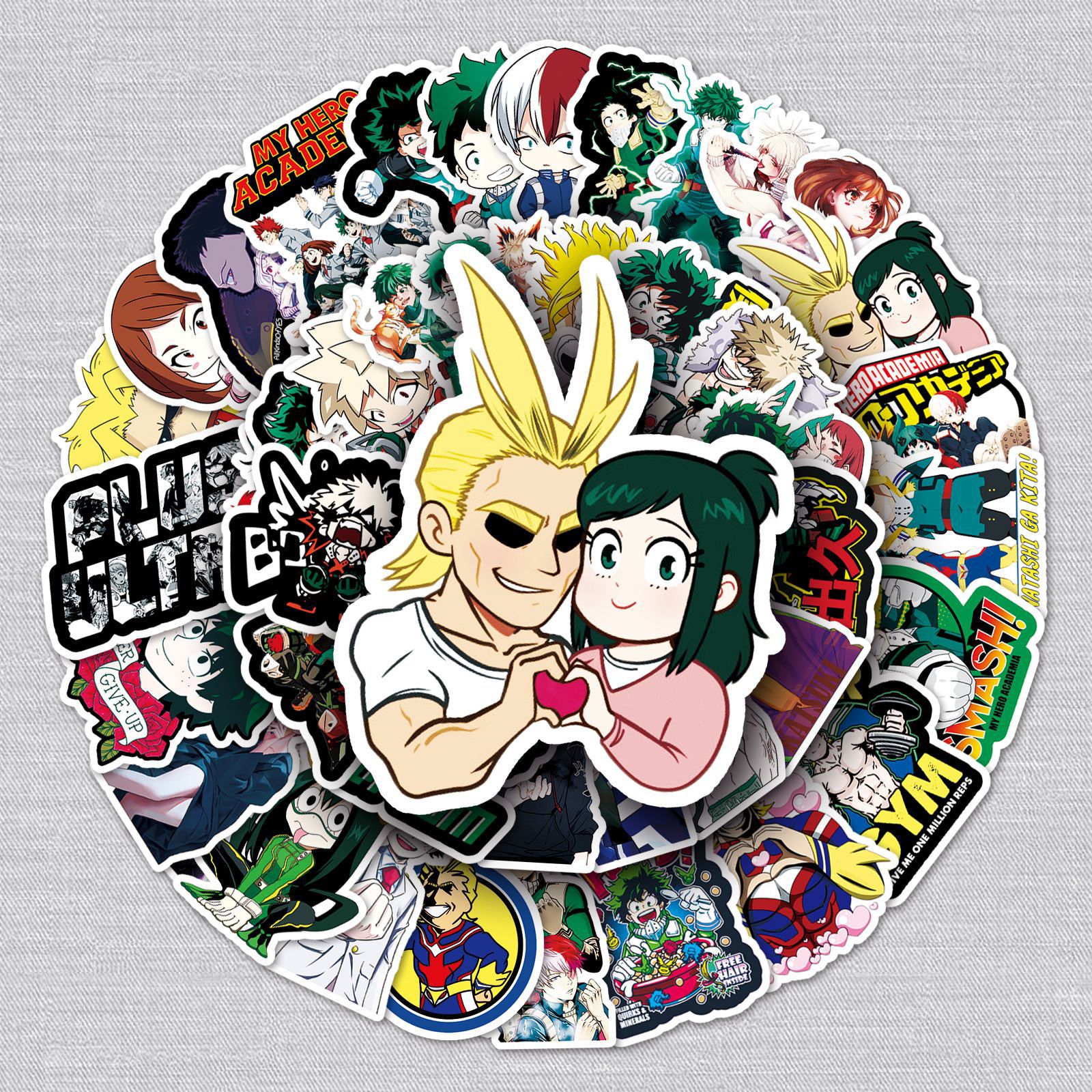 My Hero Academia anime waterproof stickers (54pcs a set)