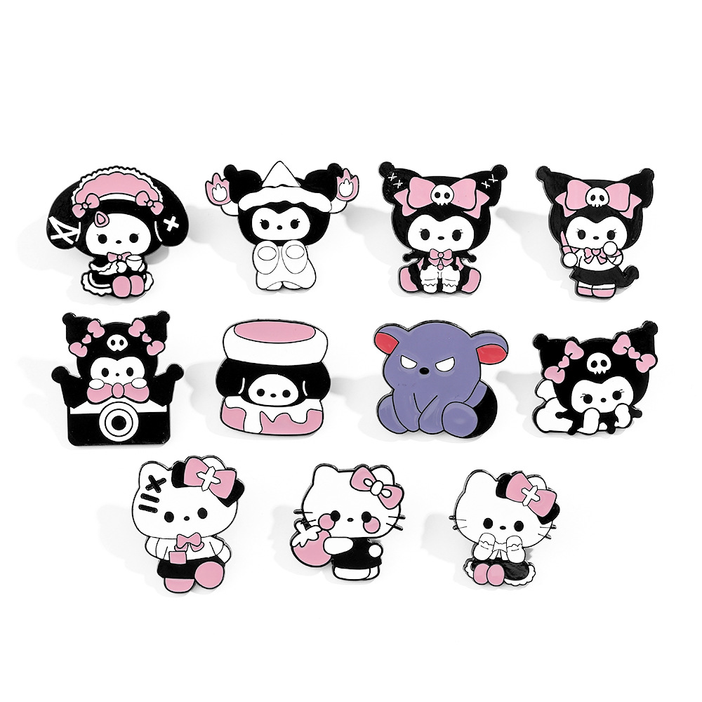 Kuromi anime pin
