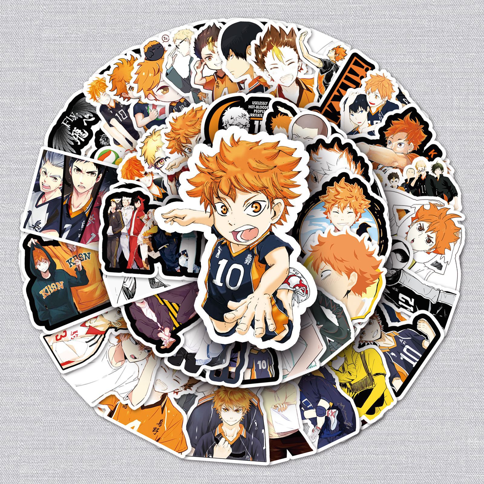 Haikyuu anime waterproof stickers (52pcs a set)