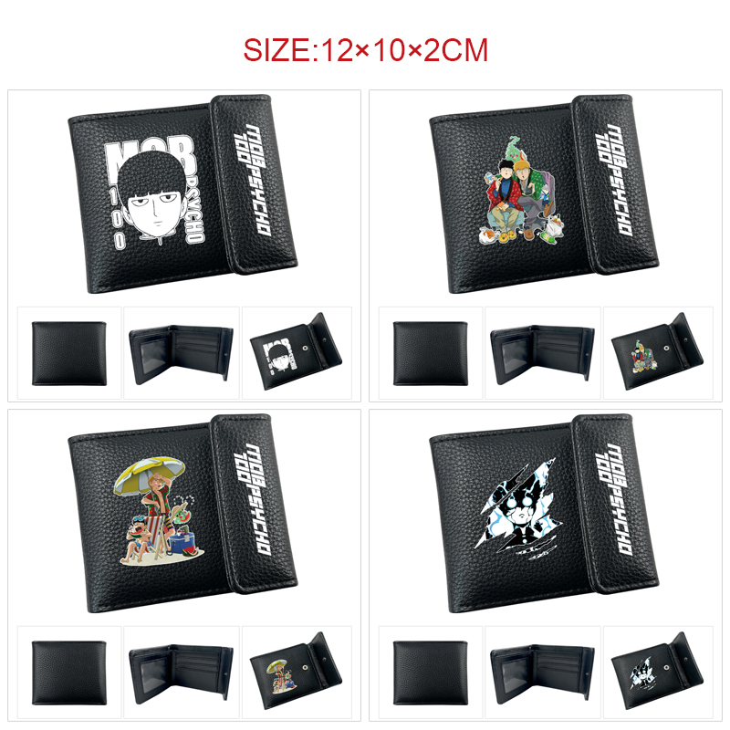 Mob Psycho 100 anime wallet 12*10*2cm