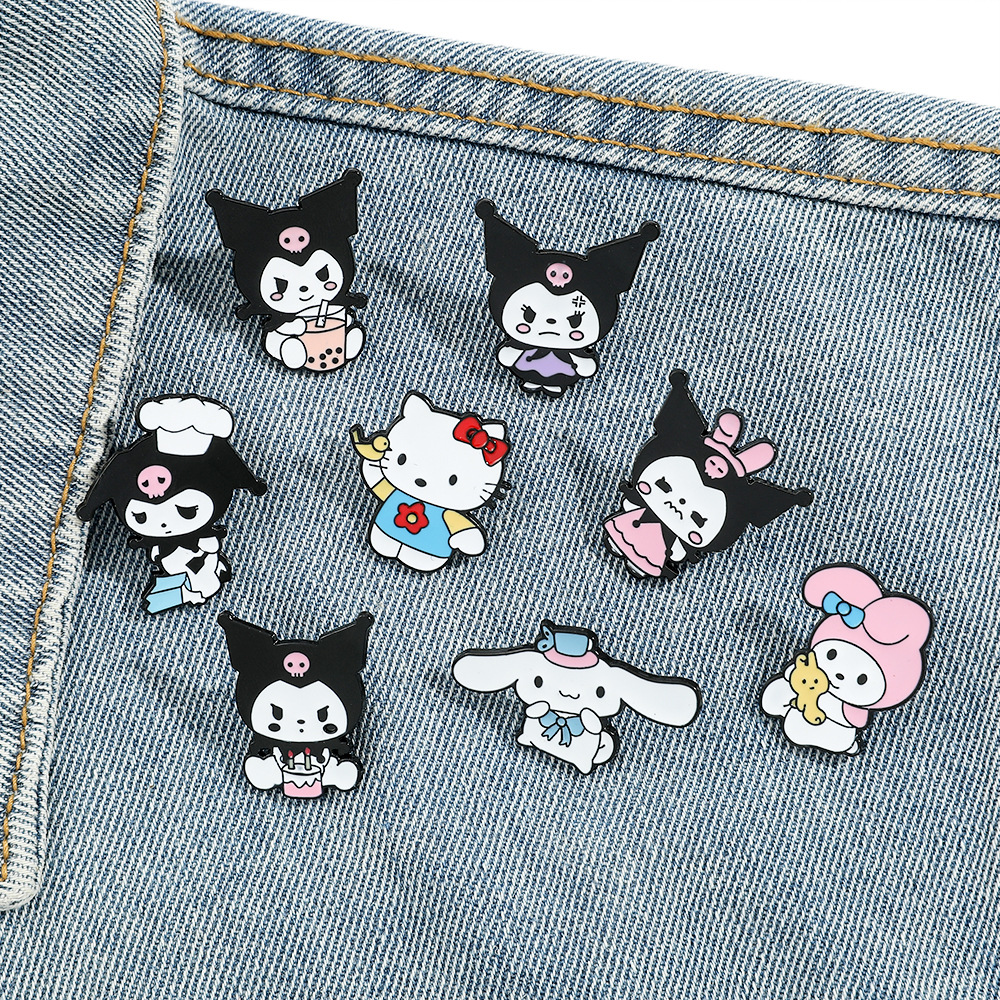 Kuromi anime pin