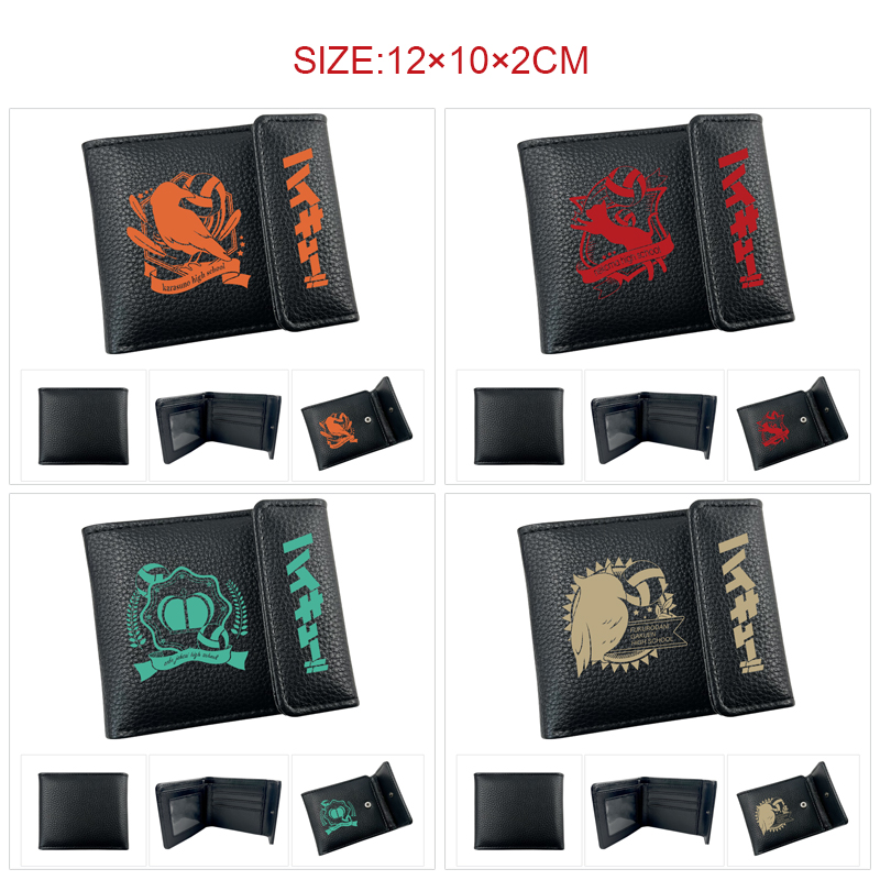 Haikyuu anime wallet 12*10*2cm