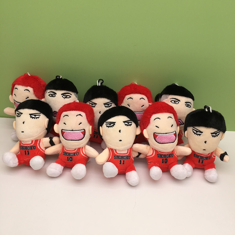 slam dunk anime Plush toy 12cm 10 pcs a set