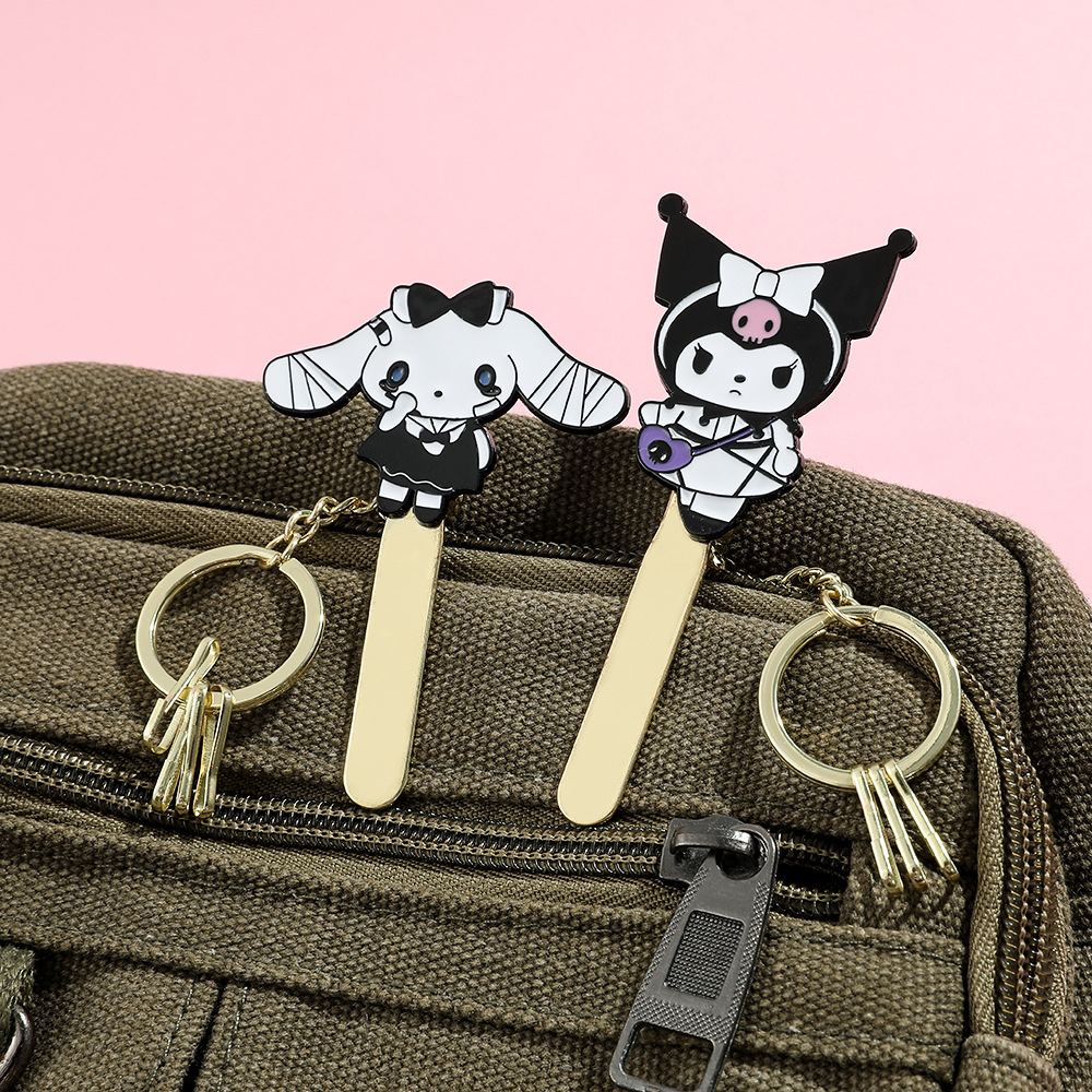 Kuromi anime keychain clip