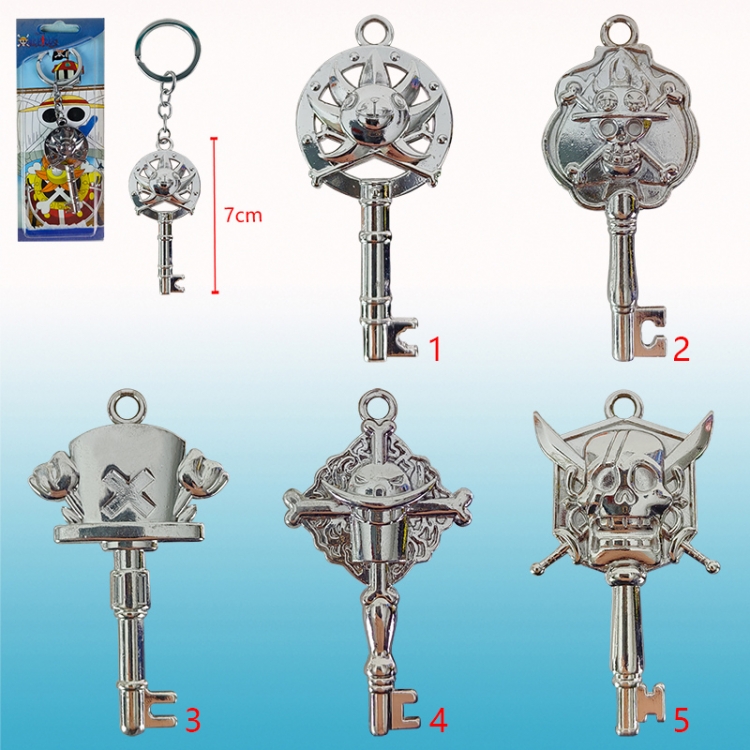 One piece anime keychain