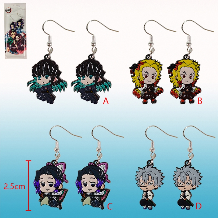 demon slayer kimets anime earring