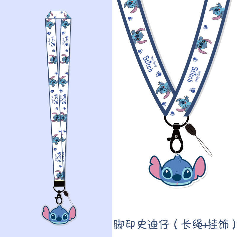 Stitch anime lanyard phonestrap 45cm*2cm