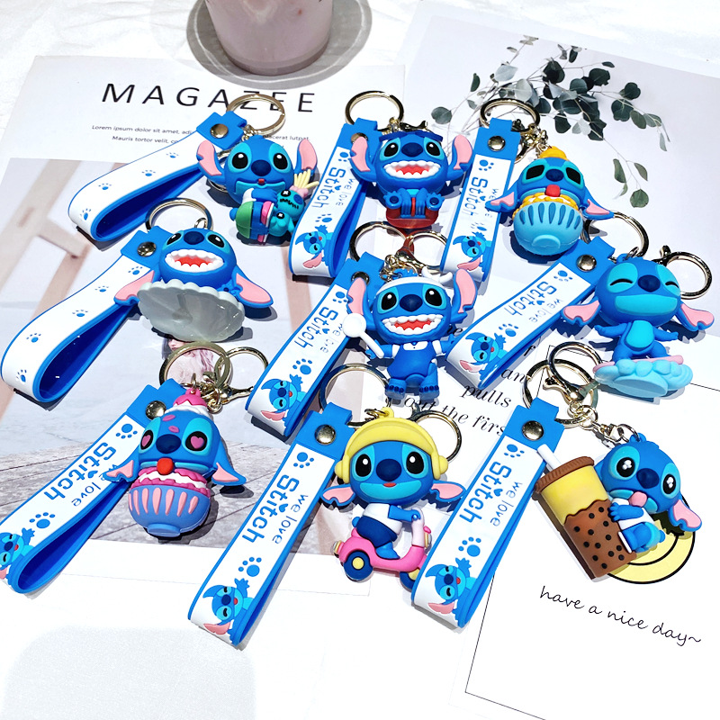 Stitch anime keychain