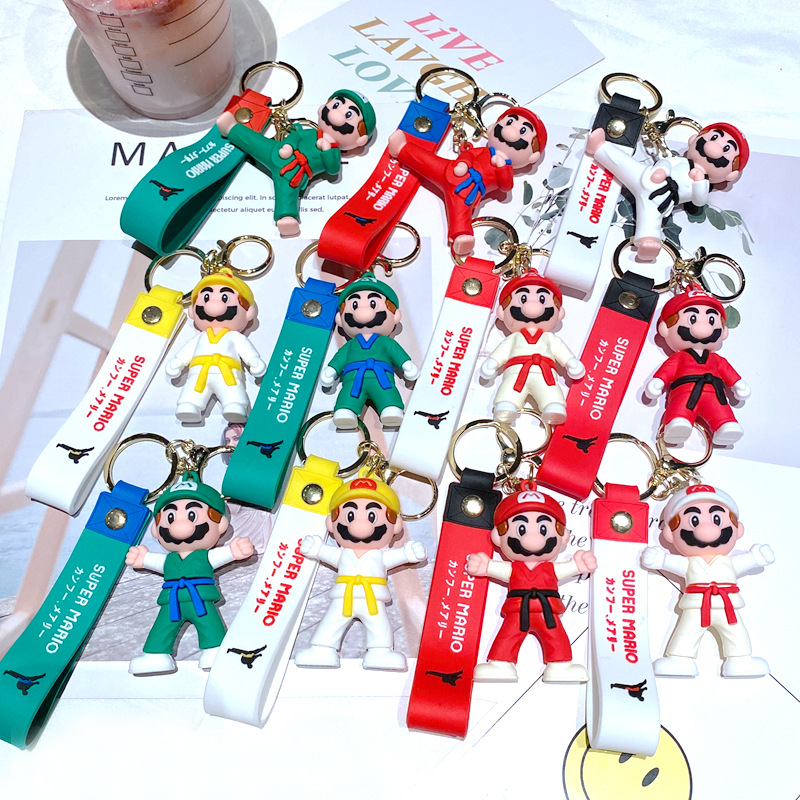 super Mario anime keychain