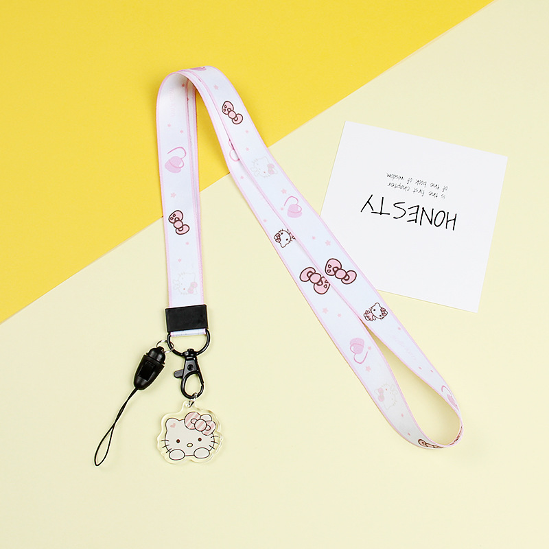 helloKitty anime lanyard phonestrap 45cm*2cm