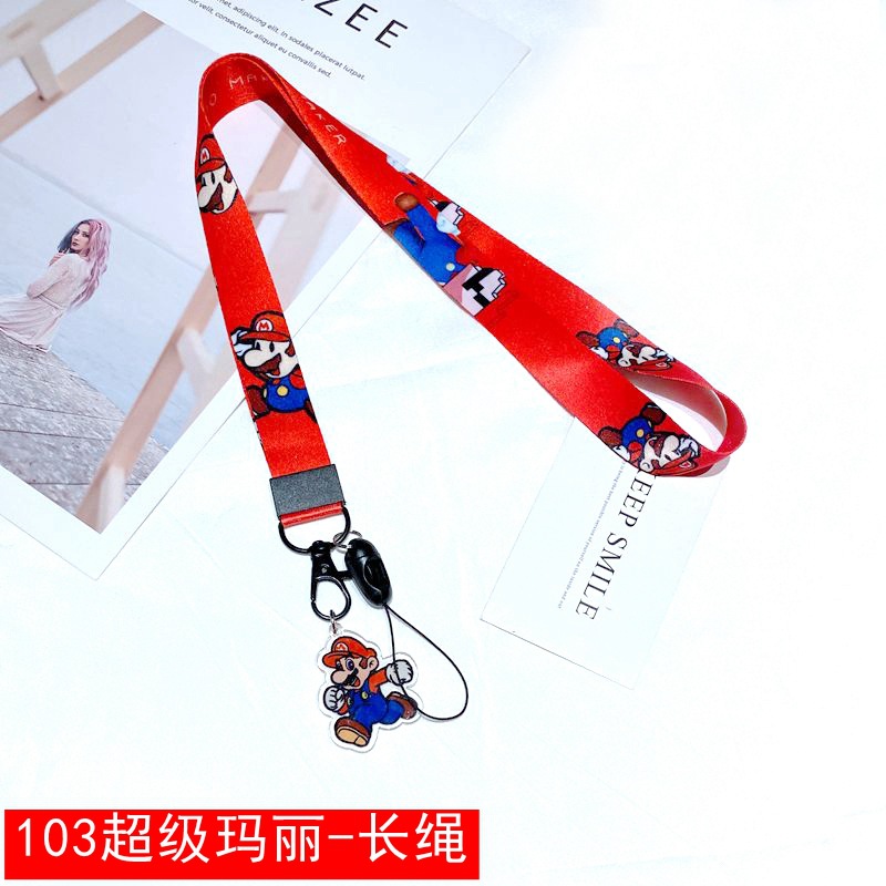 super Mario anime lanyard phonestrap 45cm*2cm