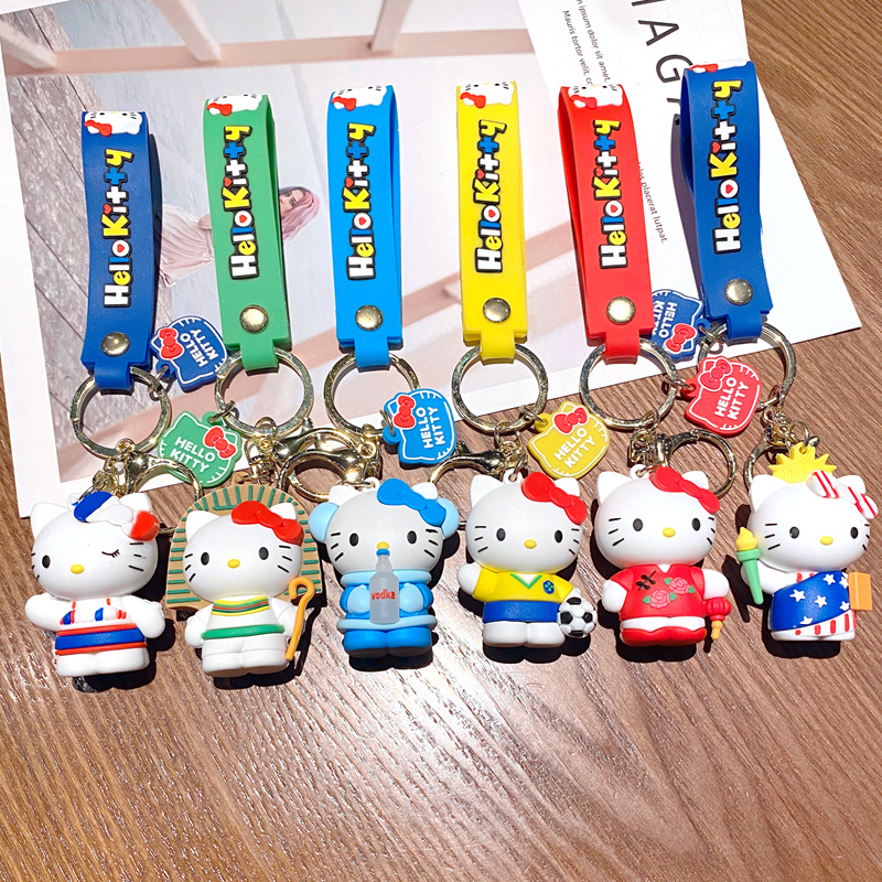 helloKitty anime keychain