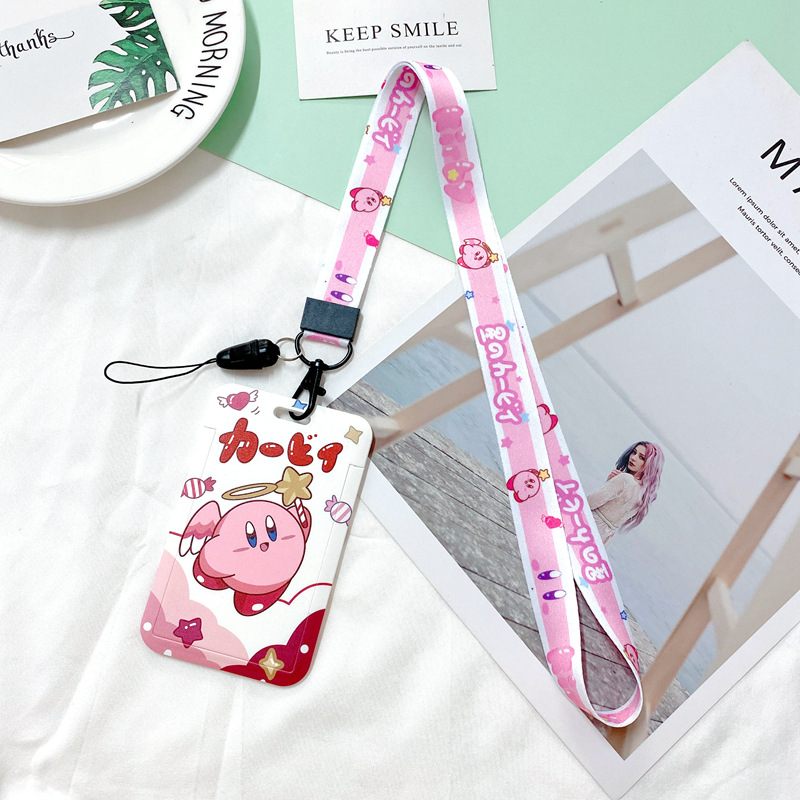 Kirby anime lanyard phonestrap 45cm*2cm