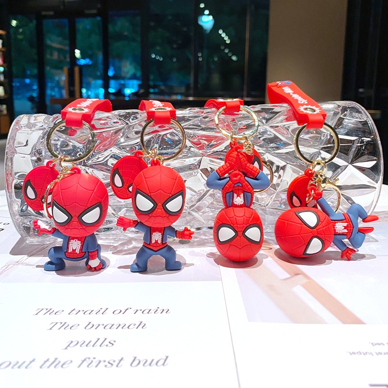 spider man anime keychain