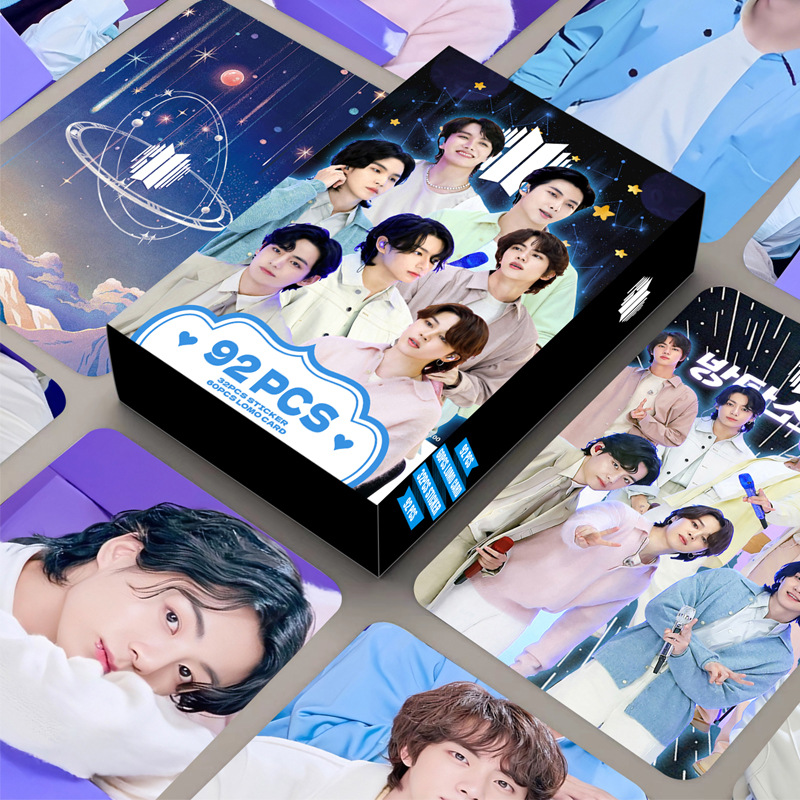BTS anime lomo cards price for a set of 92 pcs