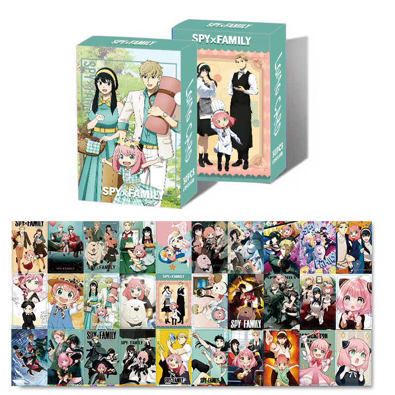 SPY×FAMILY anime lomo cards price for a set of 30 pcs