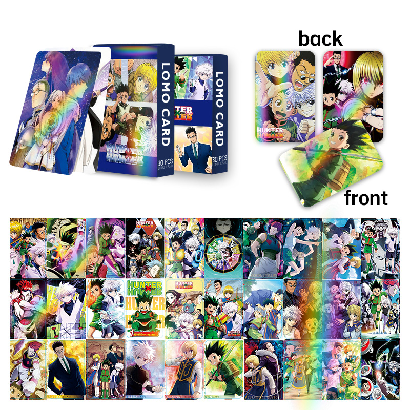 HunterX Hunter anime lomo cards price for a set of 30 pcs