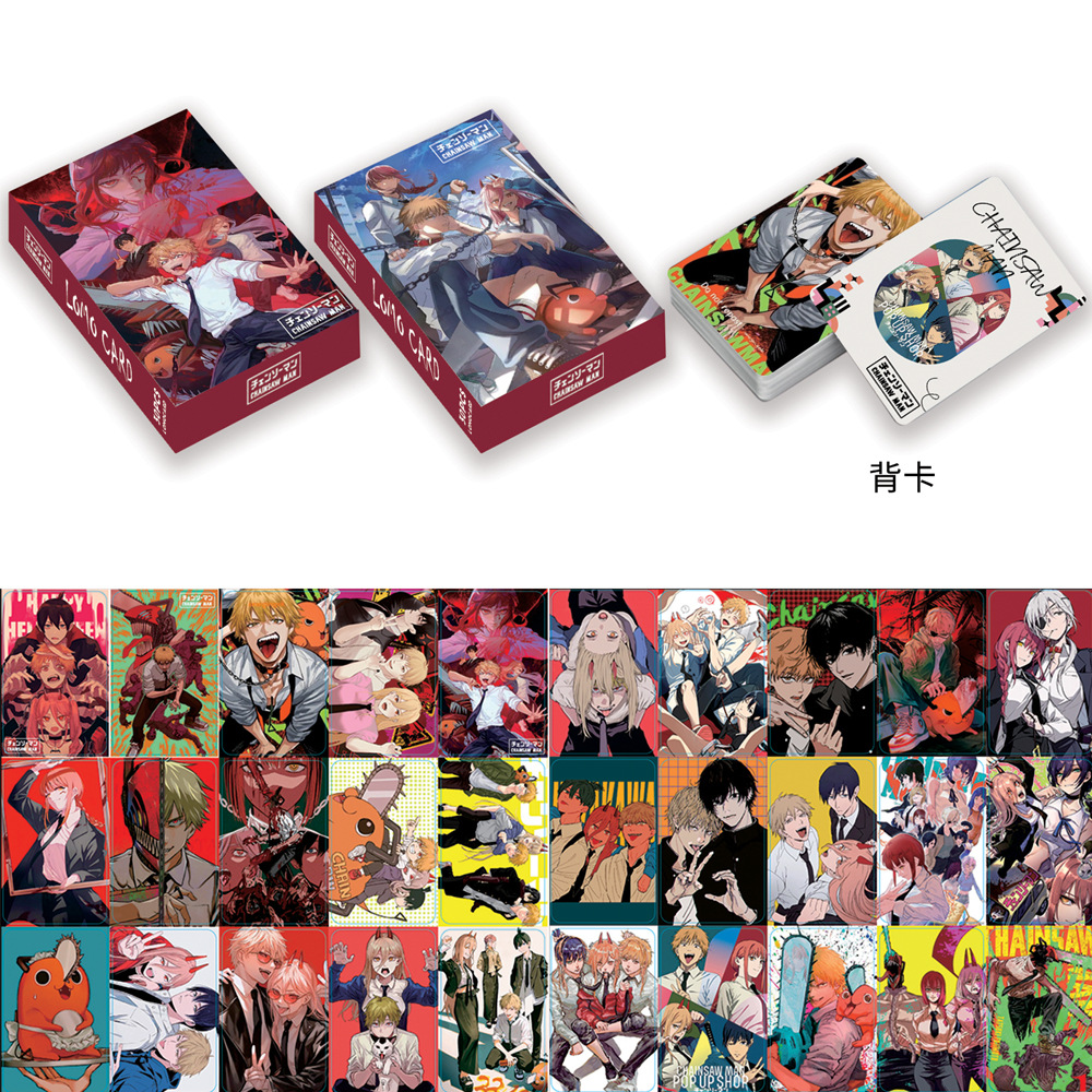 chainsaw man anime lomo cards price for a set of 30 pcs