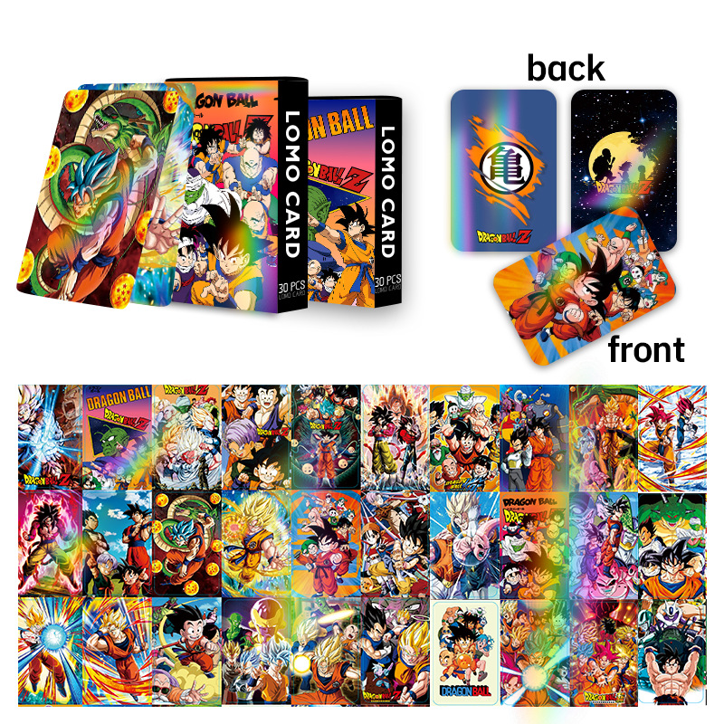 Dragonball anime lomo cards price for a set of 30 pcs