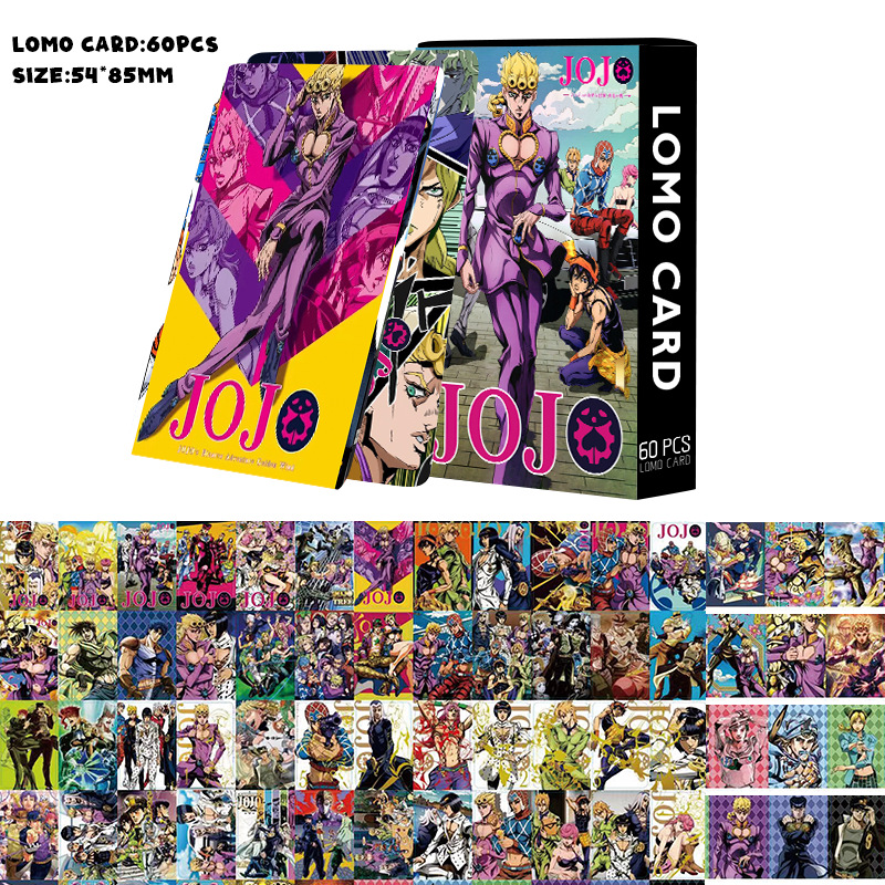 JoJos Bizarre Adventure anime lomo cards price for a set of 60 pcs