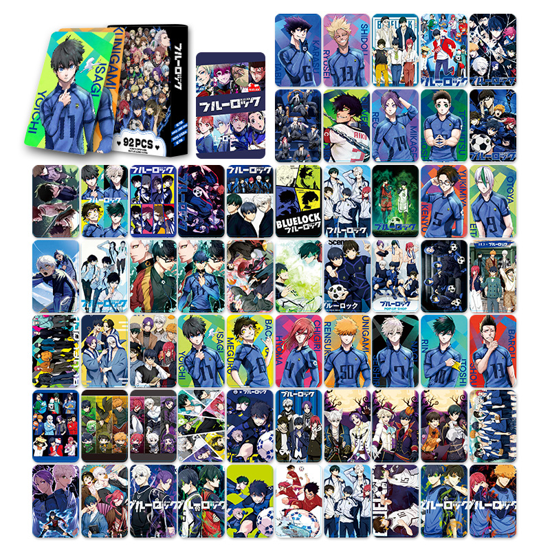 Blue Lock anime lomo cards price for a set of 92 pcs