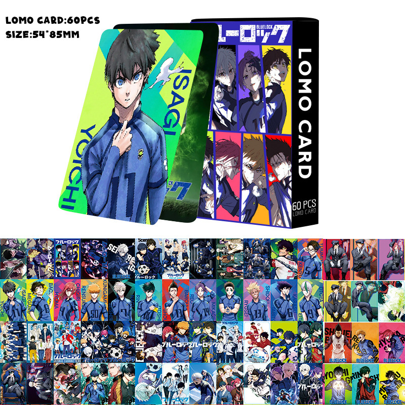 Blue Lock anime lomo cards price for a set of 60 pcs