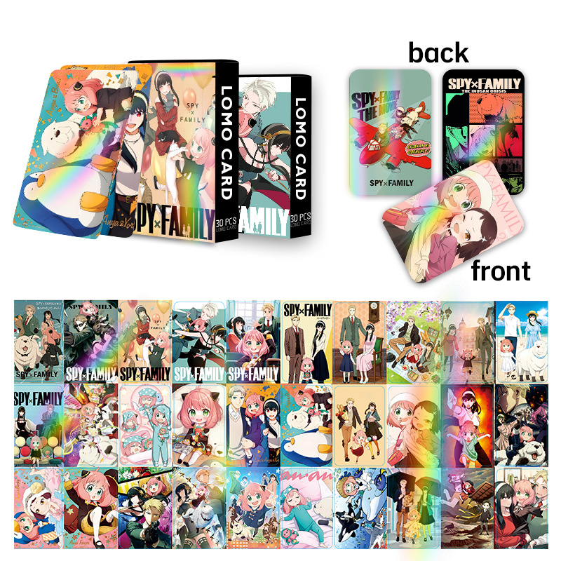 SPY×FAMILY anime lomo cards price for a set of 30 pcs