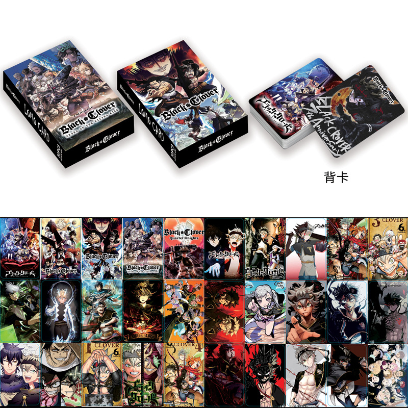 Black Clover anime lomo cards price for a set of 30 pcs