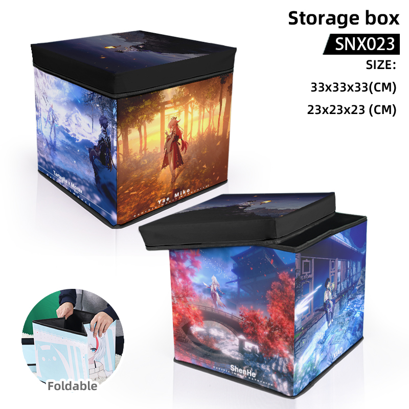 Genshin Impact anime anime storage box 33*33*33cm