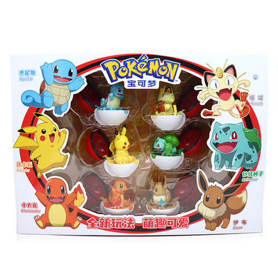 Pokemon anime metamorphic toys set