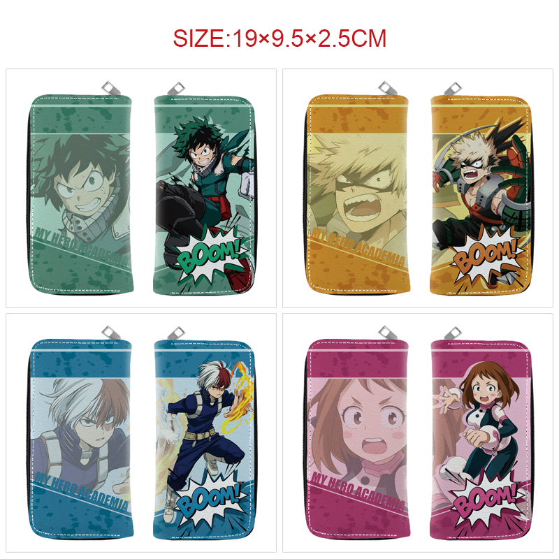 My Hero Academia anime wallet 19*9.5*2.5cm
