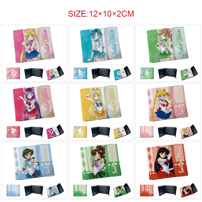 Sailor Moon Crystal anime wallet 12*10*2cm