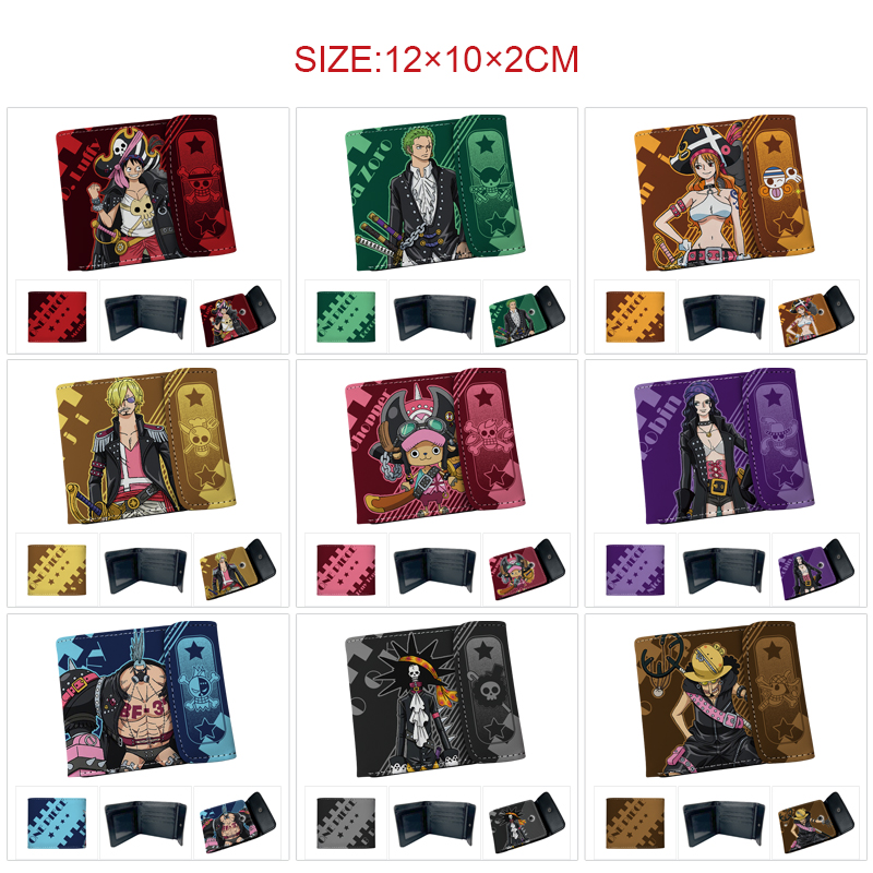 One Piece anime wallet 12*10*2cm